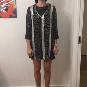Parker beaded shift dress
